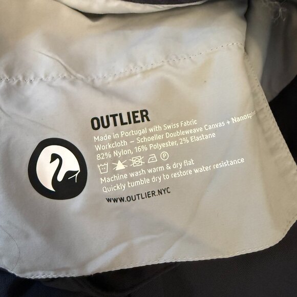 Outlier Experiment 250 Workdarts Size 28 Bluetint Gray - Picture 4 of 4